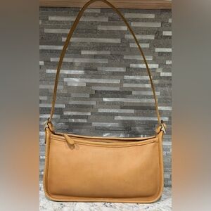Coach Tan Leather Shoulder Bag